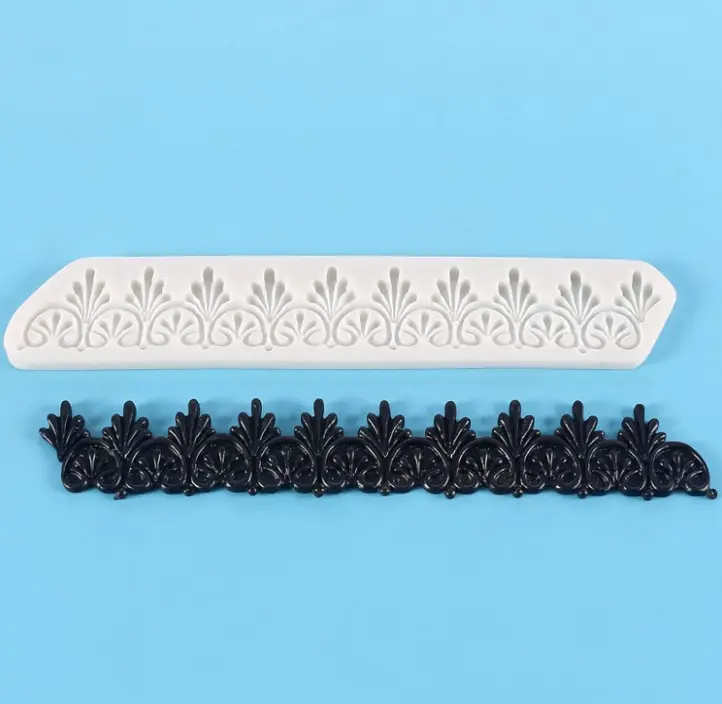 Baroque Vintage Style European boarder Silicone mould