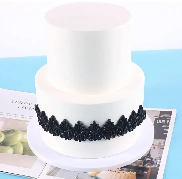 Baroque Vintage Style European boarder Silicone mould
