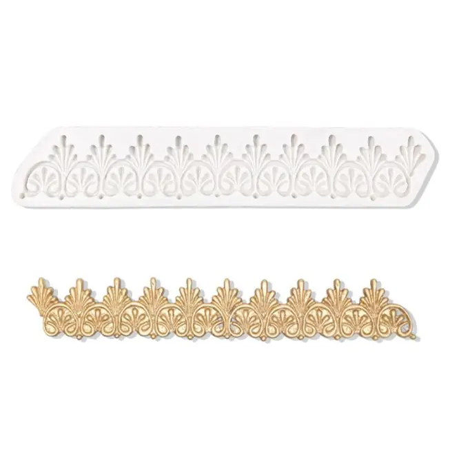 Baroque Vintage Style European boarder Silicone mould