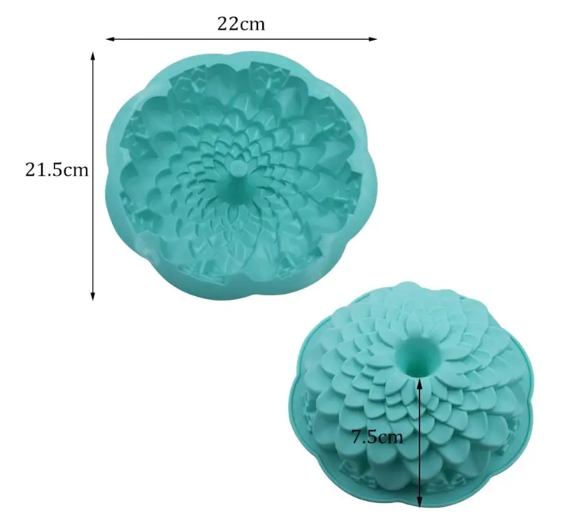 Silicon Flower Bundt Silicone Cake Mould Entremet Cake Mold Gelatin Jello Baking Silicone Mould
