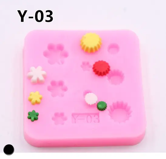 Miniature Flower and gem Mould