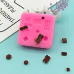 Miniature Chocolate and Swirl Silicone Mould