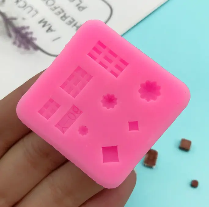 Miniature Chocolate and Swirl Silicone Mould