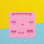 Miniature Hearts and Bread Silicone Mould
