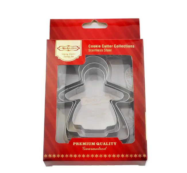 3 pcs Christmas Angel Aluminum Cutter set