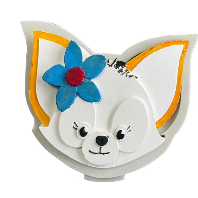Cute Fox face Cartoon silicone mould Style 2