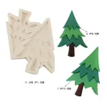 2 Cavity Christmas Tree silicone mould