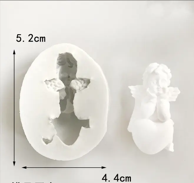 Cupid Angel heart Silicone mould