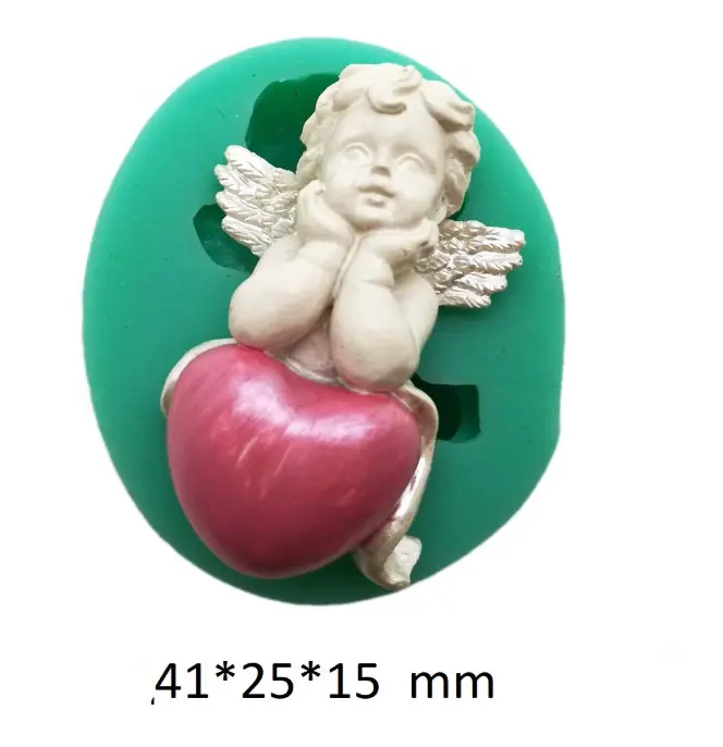 Cupid Angel heart Silicone mould