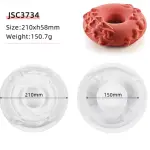 Endless Love Passion Donut Heart Entremet Cake Silicone Mould