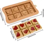 Heart Fill Silicone Chocolate bar Silicone Mould