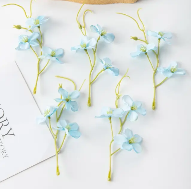 5 pcs set Artificial Mini Stem Flower