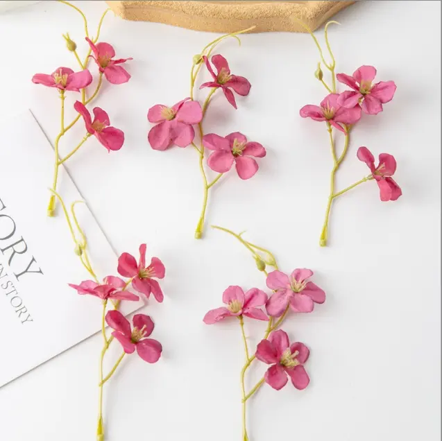 5 pcs set Artificial Mini Stem Flower
