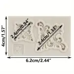 2 Cavity classic corner silicone mould