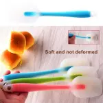 1 PCS Full Silicone Spatula Spoon 1 Piece (21.5 X 4.5 Cm,Random Colour)