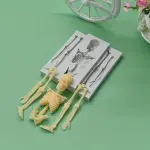 Skull Skeleton Fondant Silicone Mould for Halloween Cake Decoration & Chocolate Making