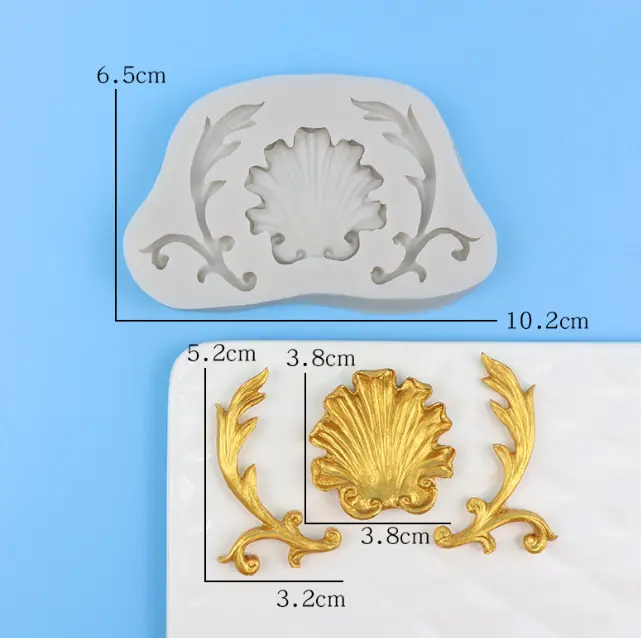 Baroque Shell silicone mould