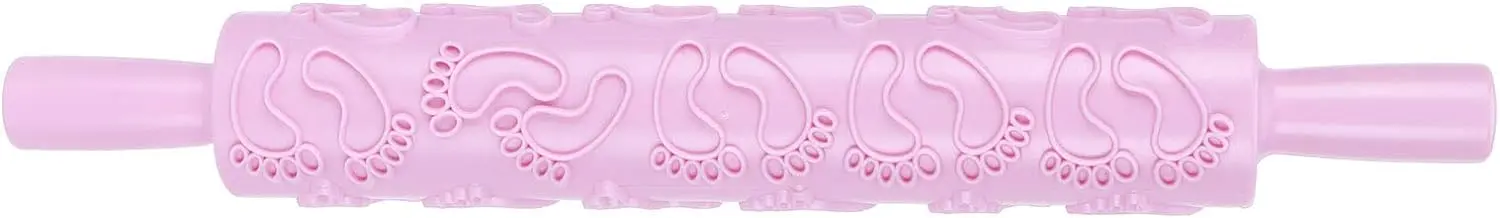 Baby feet Textured Rolling Pin Embossed Rolling Pin