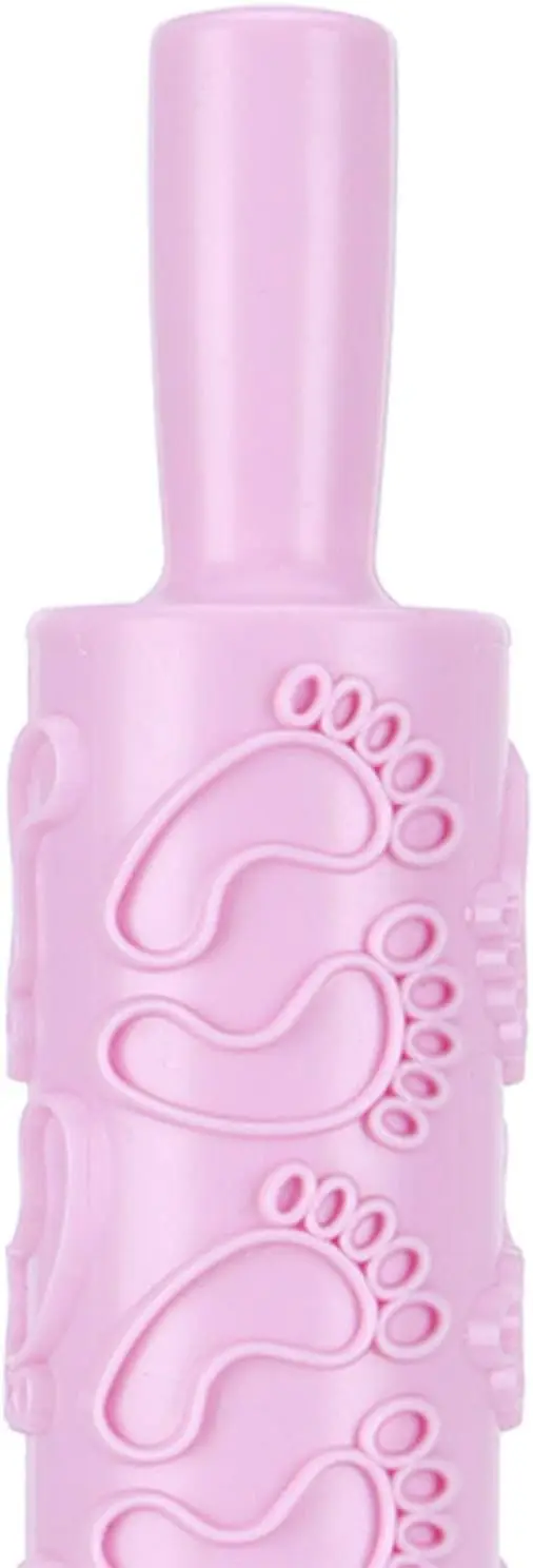 Baby feet Textured Rolling Pin Embossed Rolling Pin