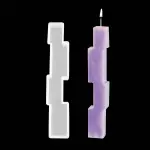 The Square Shape of a Long Strip silicone Candle Mould