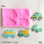 vehicle Car theme silicone mould style 2