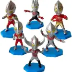 6 Pieces set Ultraman character Ultra Series Cake Toppers, Miniature Figurine, Cake Decoration, Cake Theme, Mini Figures Set