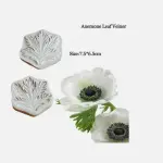 Anemone Leaf press Veiner silicone mould set of 2 pcs