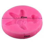 starfish wearing hat silicone mould
