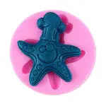 starfish wearing hat silicone mould