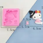hello kitty witch hat silicone mould