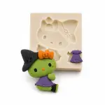 hello kitty witch hat silicone mould