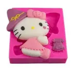 hello kitty witch hat silicone mould