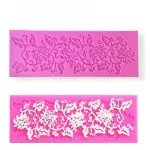 grape wine Lace Silicone Cake Fondant Border Mould