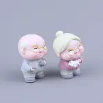 Grand Parents miniature cake toy set of 2 pcs ( grand mother and grand father)