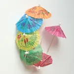 Mini paper umbrellas cocktail umbrella ( set of 10 pcs )