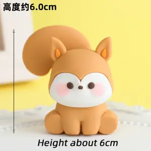 3D fox jungle theme cake toy