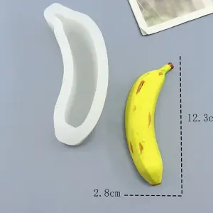 3D Banana silicone mould (large size )