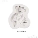 cute female Teddy wear skirt silicone mould