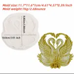 couple Swan silicone Mould style 5