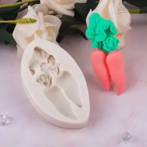Carrot silicone mould style 5