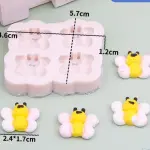 4 cavity honey bee silicone mould