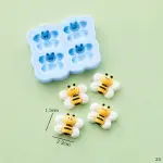 4 cavity honey bee silicone mould