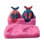 baby shower baby feet theme silicone mould