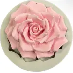 Bunch of rose peony flower silicone mould