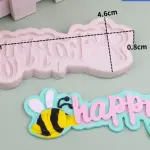 Happy bee silicone mould