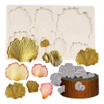ruffled mushroom silicone mould