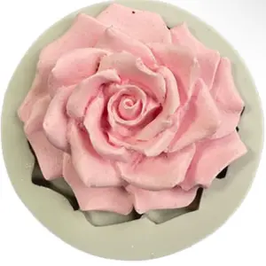 Bunch of rose peony flower silicone mould