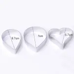 3 pcs Viola tricolour petal Flower cutter set