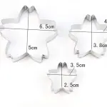 3 Pcs Sakura Petal Flower Cutter Set