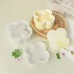 Flower shape storage box with lid silicone mould (large size )